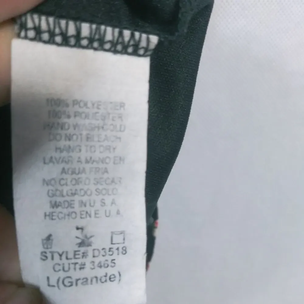 Ventti Black Sleeveless Dress Floral Print With Pockets Size L - Picture 6 of 8